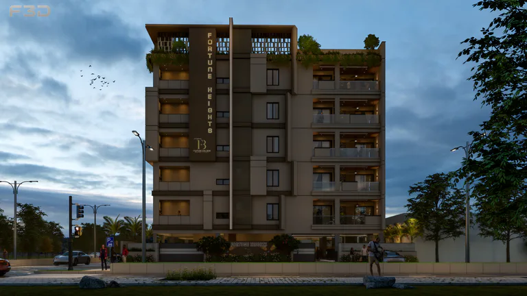 FORTUNE HEIGHTS — Exterior Night Shots 09