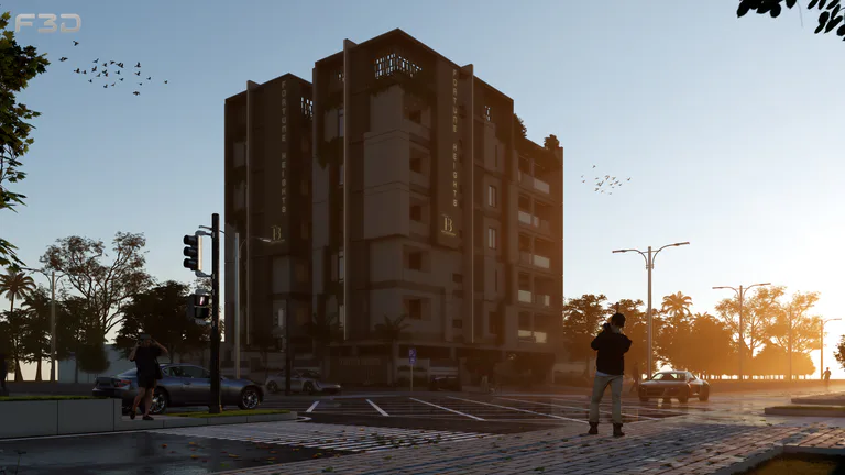 FORTUNE HEIGHTS — Exterior Day Shots 36