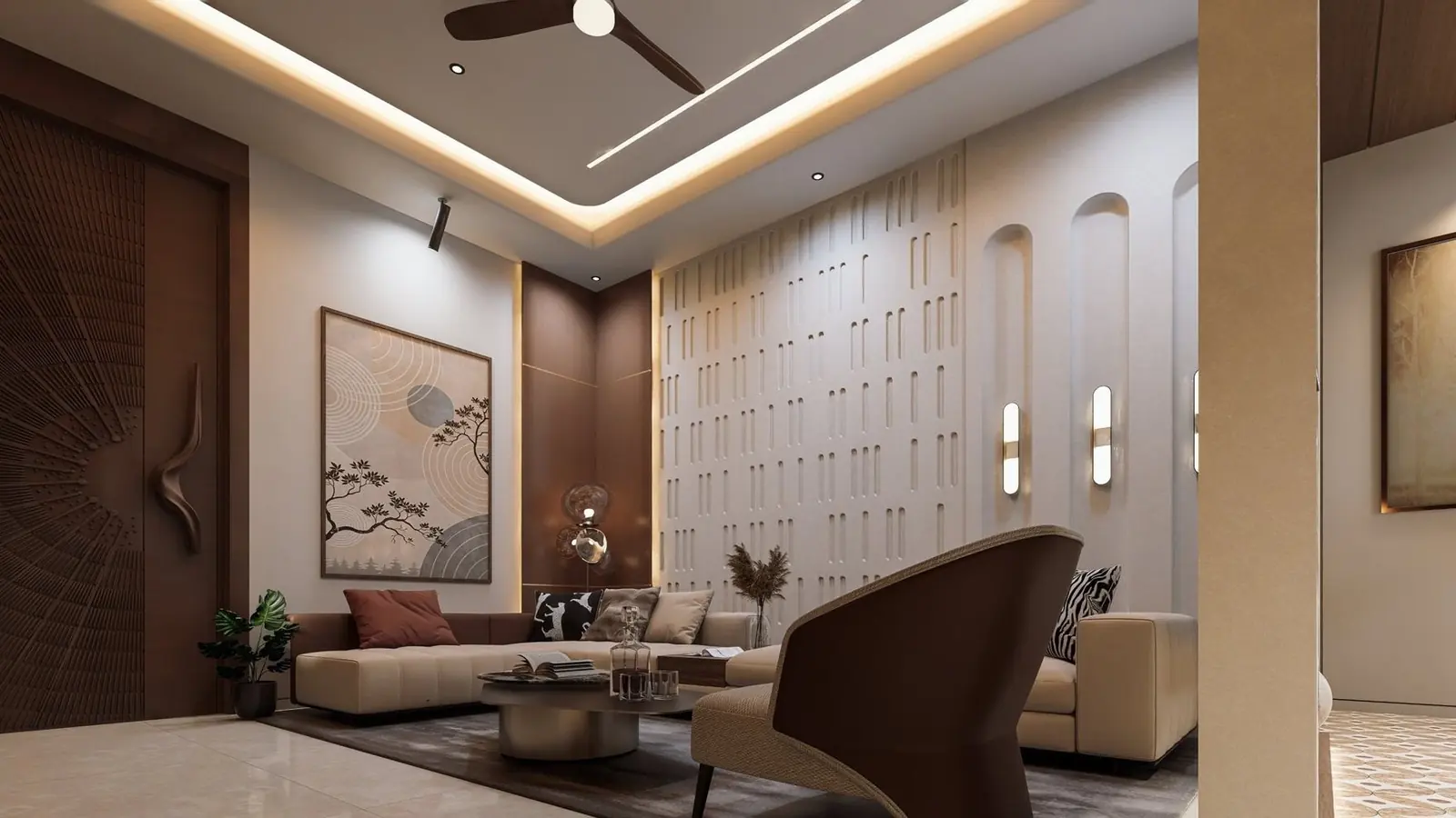 Living room from a 360° tour.